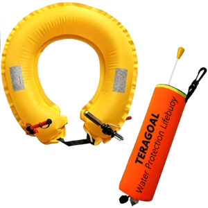 2-in-1 Automatic Inflatable Lifebuoy