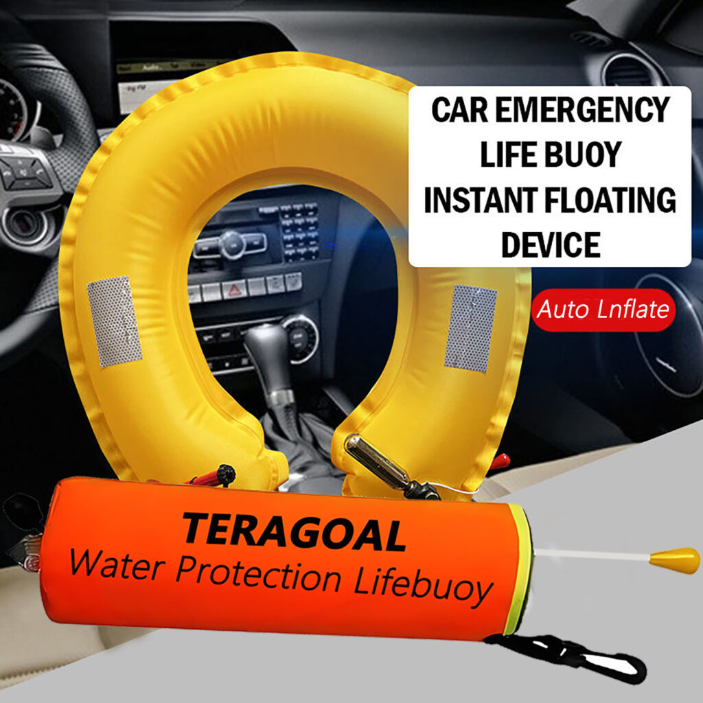 2-in-1 Automatic Inflatable Lifebuoy